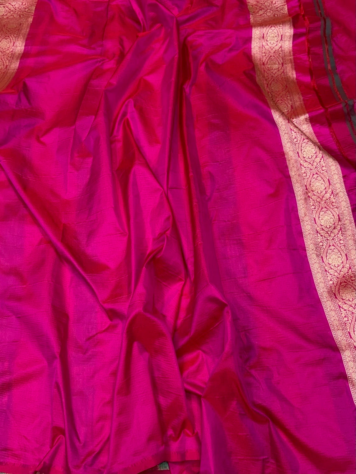 Banarasi Pure Rangkaat Silk Saree – Cutwork Weave in 100% Pure Katan Silk
