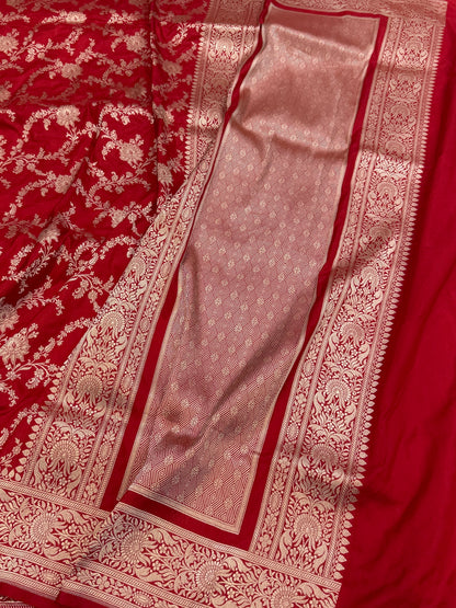 Banarasi Pure Katan Silk Saree | Pure Silk | Cutwork Technique | Banarasi Katan Silk Saree