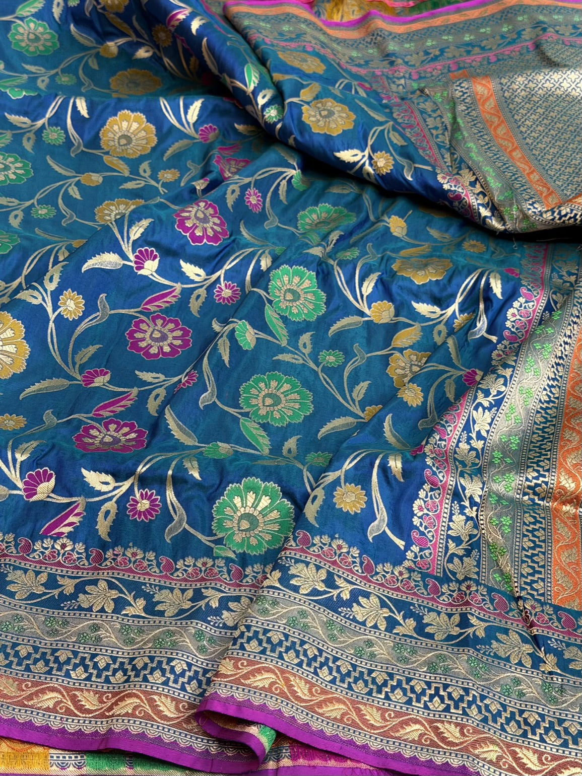 Banarasi Minakari Pure Katan Silk Saree