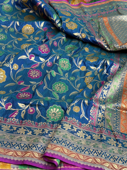 Banarasi Minakari Pure Katan Silk Saree