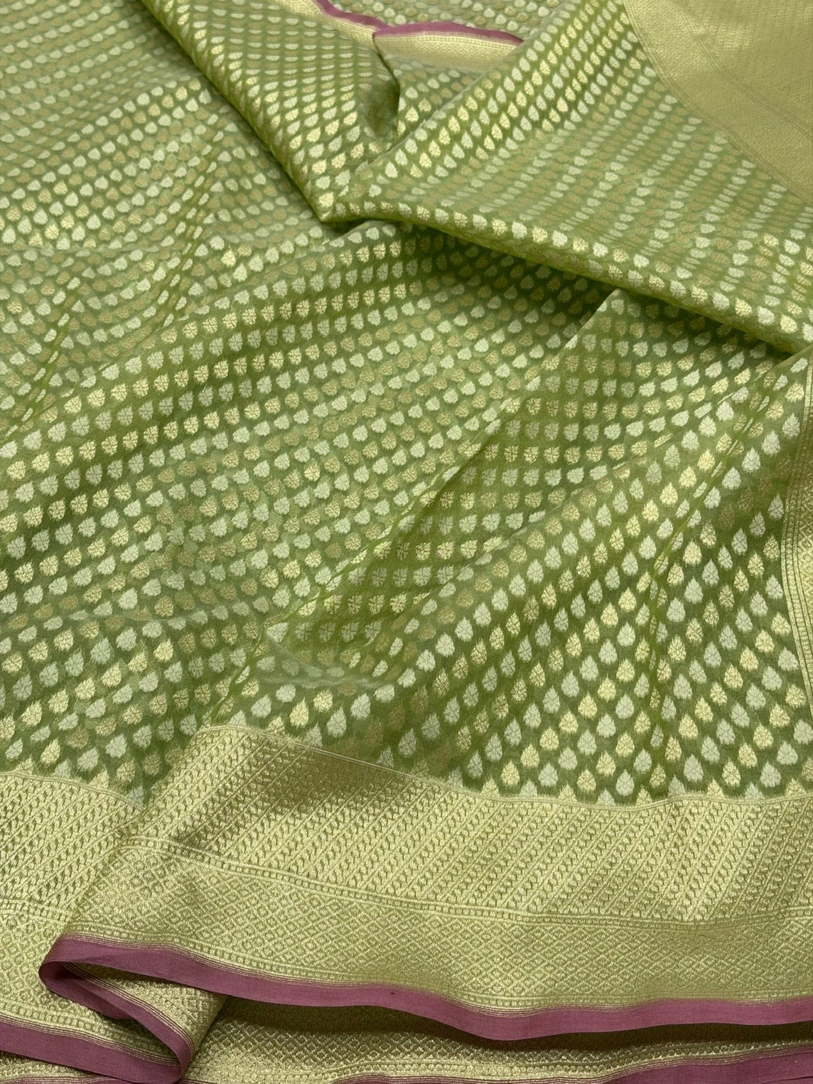 Banarasi Pure Kora Cotton Saree