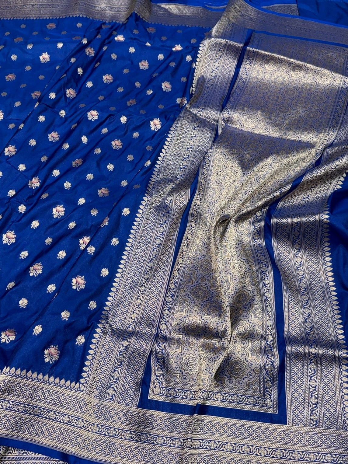 Banarasi Minakari Pure Katan Silk Saree | Pure Silk | Minakari Work | Cutwork Technique | Banarasi Katan Silk Saree