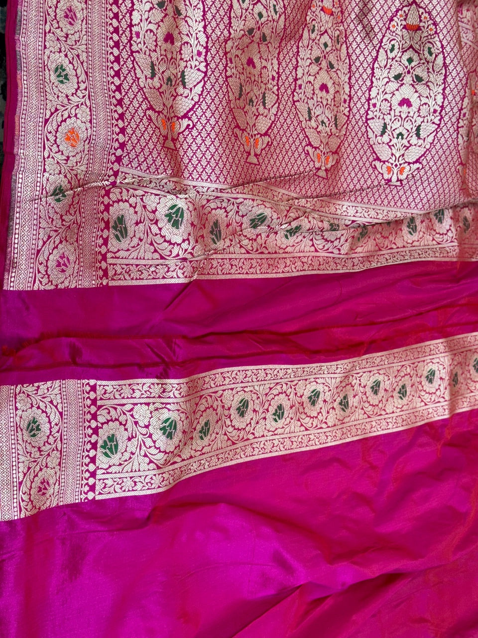 Banarasi Minakari Pure Katan Silk Saree