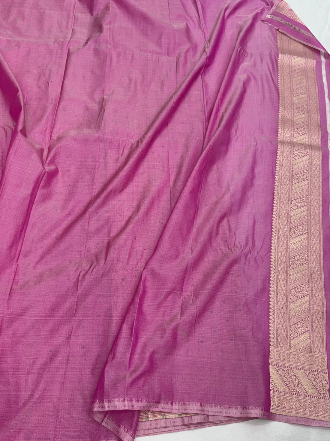 Pastel Pink Pure Banarasi Minakari Brocade Silk Saree