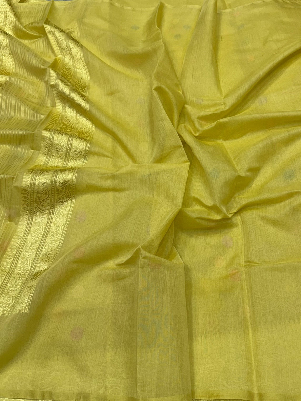 Handwoven Pure Banarasi Cotton Saree