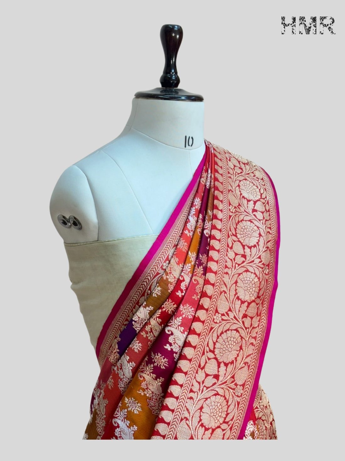 Red Rangkaat Handwoven Pure Banarasi Saree
