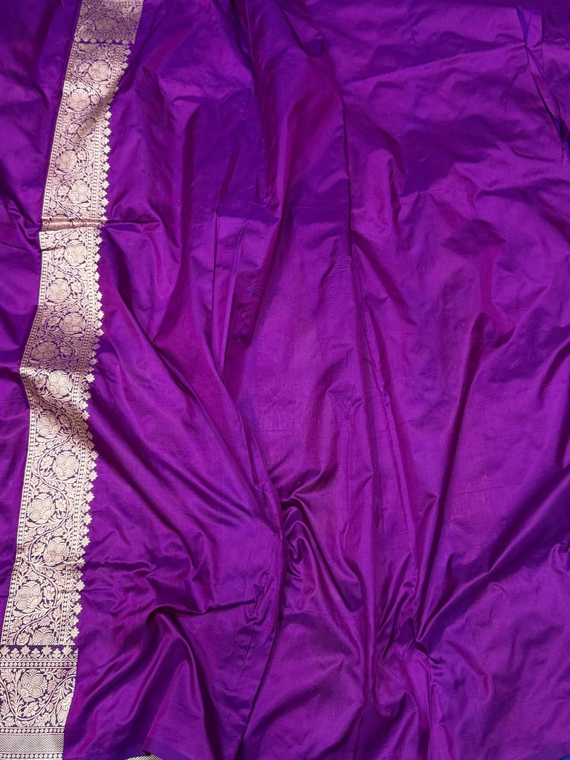 Banarasi Pure Rangkaat Silk Saree – Cutwork Weave in 100% Pure Katan Silk