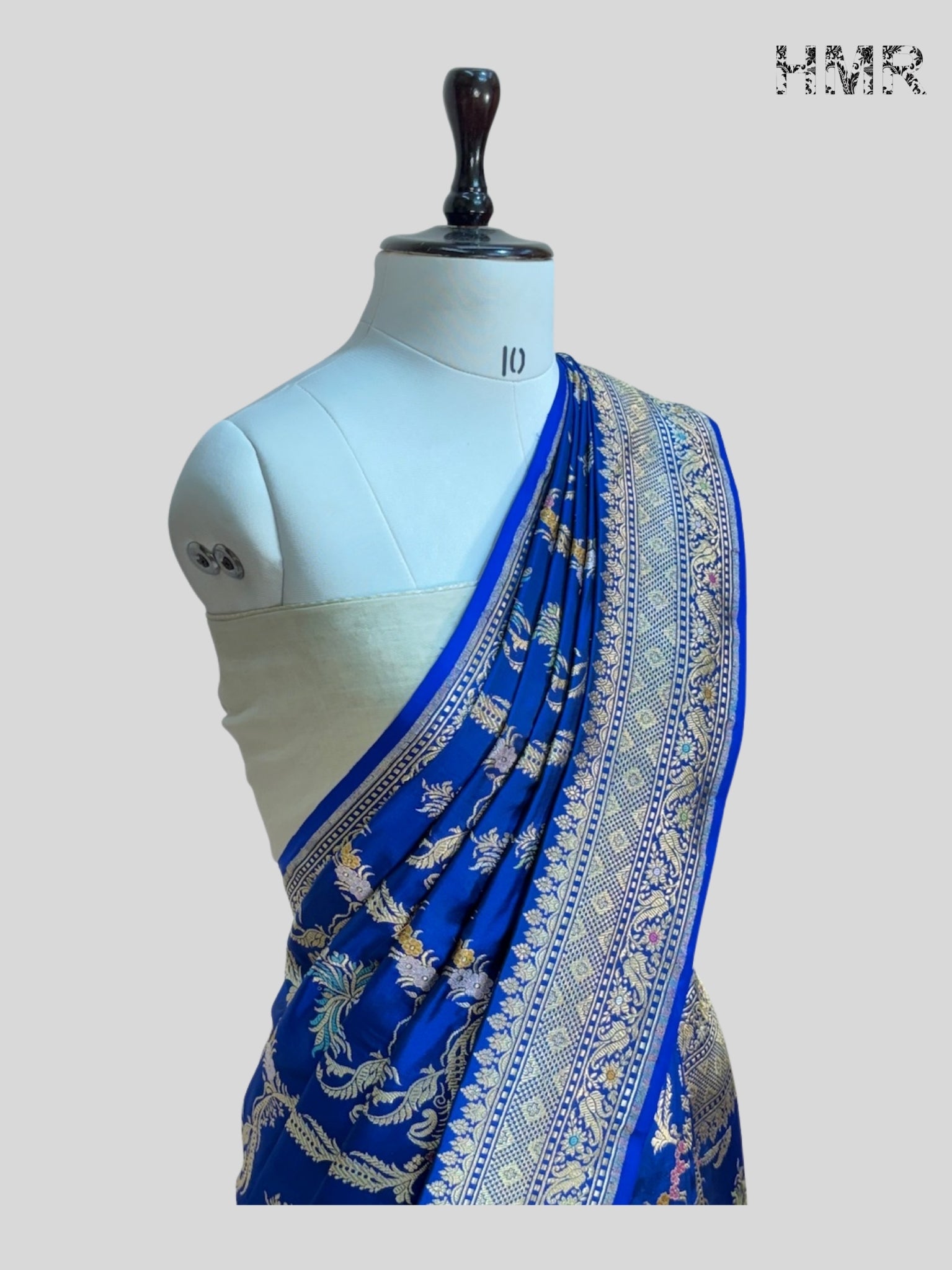 Royal Blue Handwoven Pure Banarasi Silk Saree