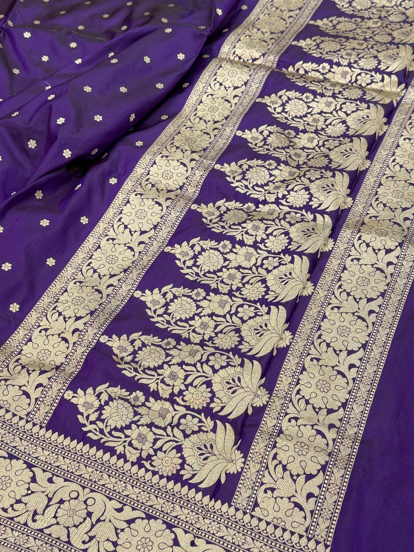 Banarasi Pure Katan Silk Saree | Pure Silk | Cutwork Technique | Banarasi Katan Silk Saree