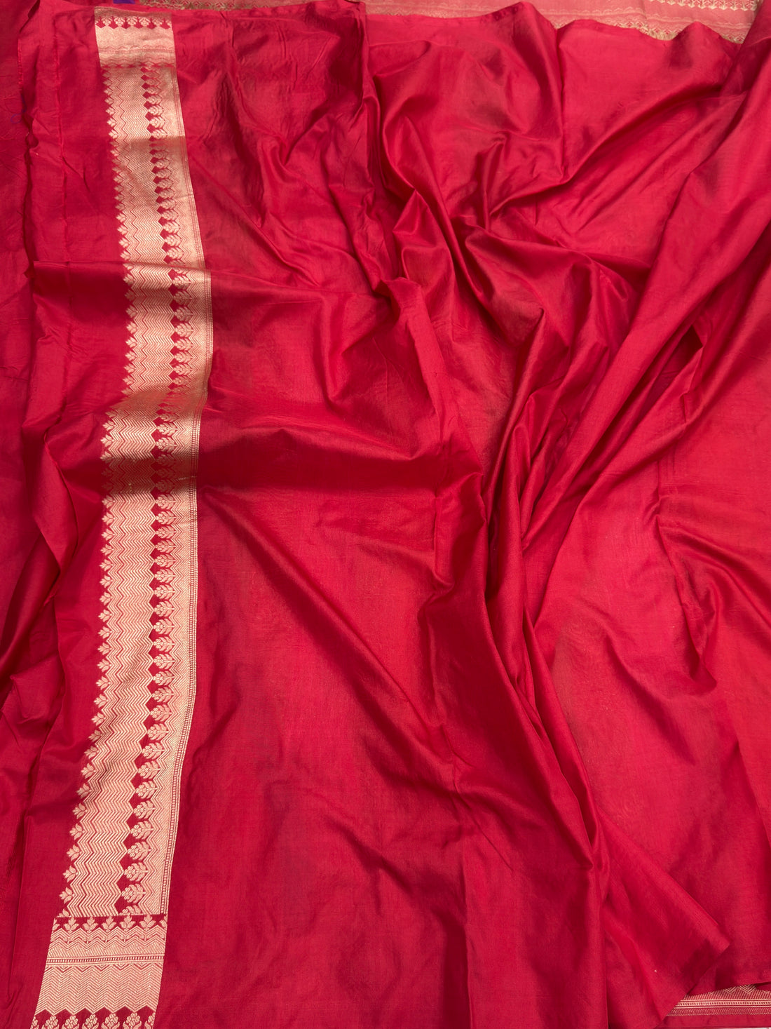 Red Rangkaat Banarasi Pure Silk Saree