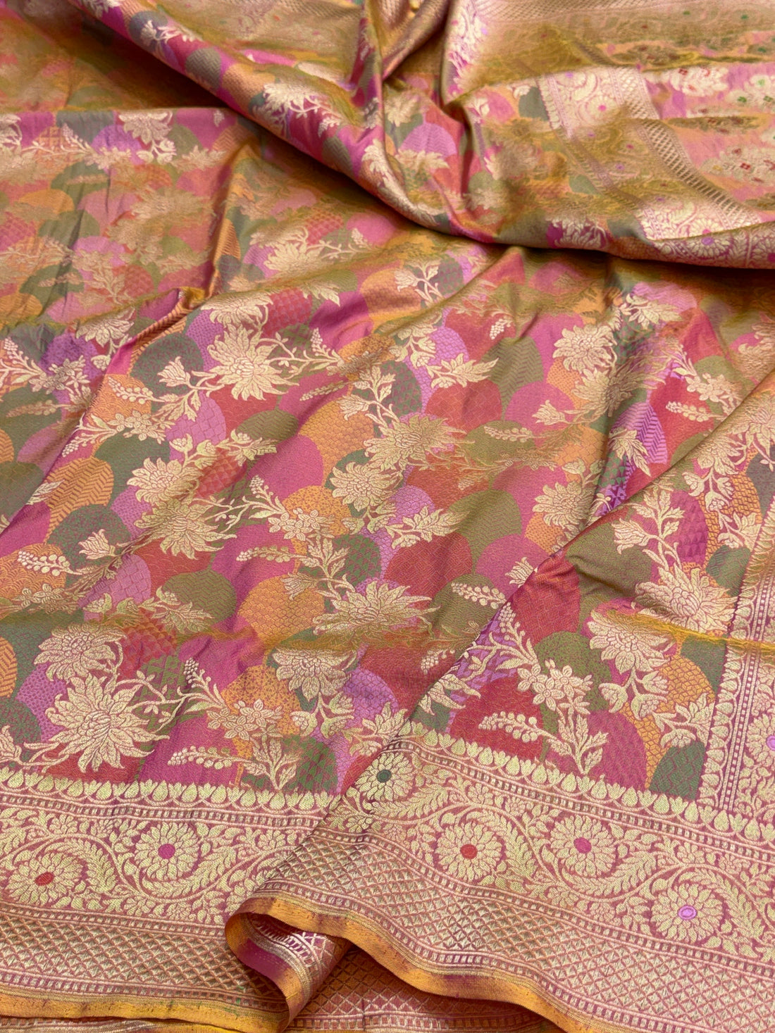 Banarasi Tilfi Minakari Pure Katan Silk Saree