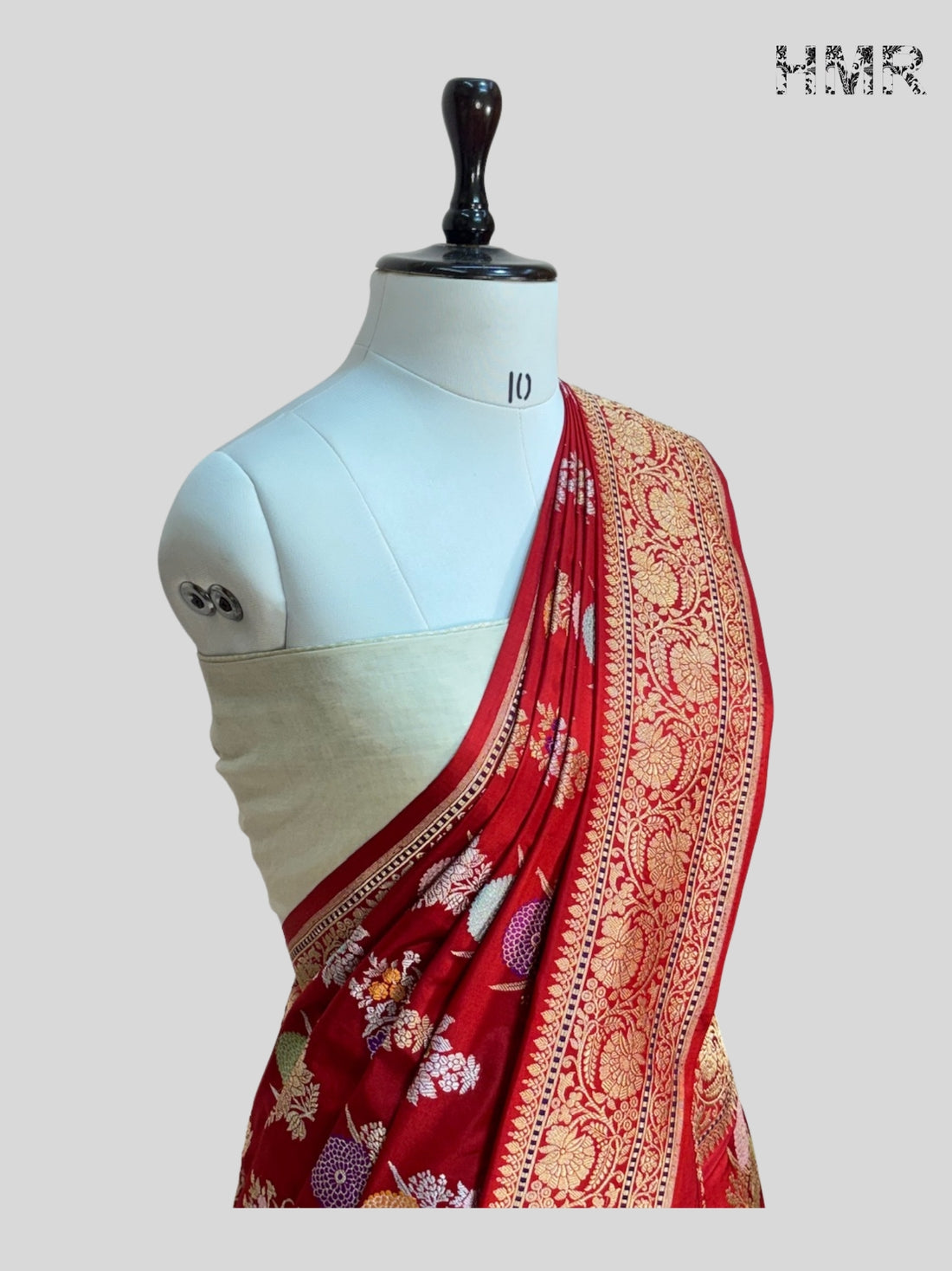 Red Handwoven Banarasi Pure Silk Saree