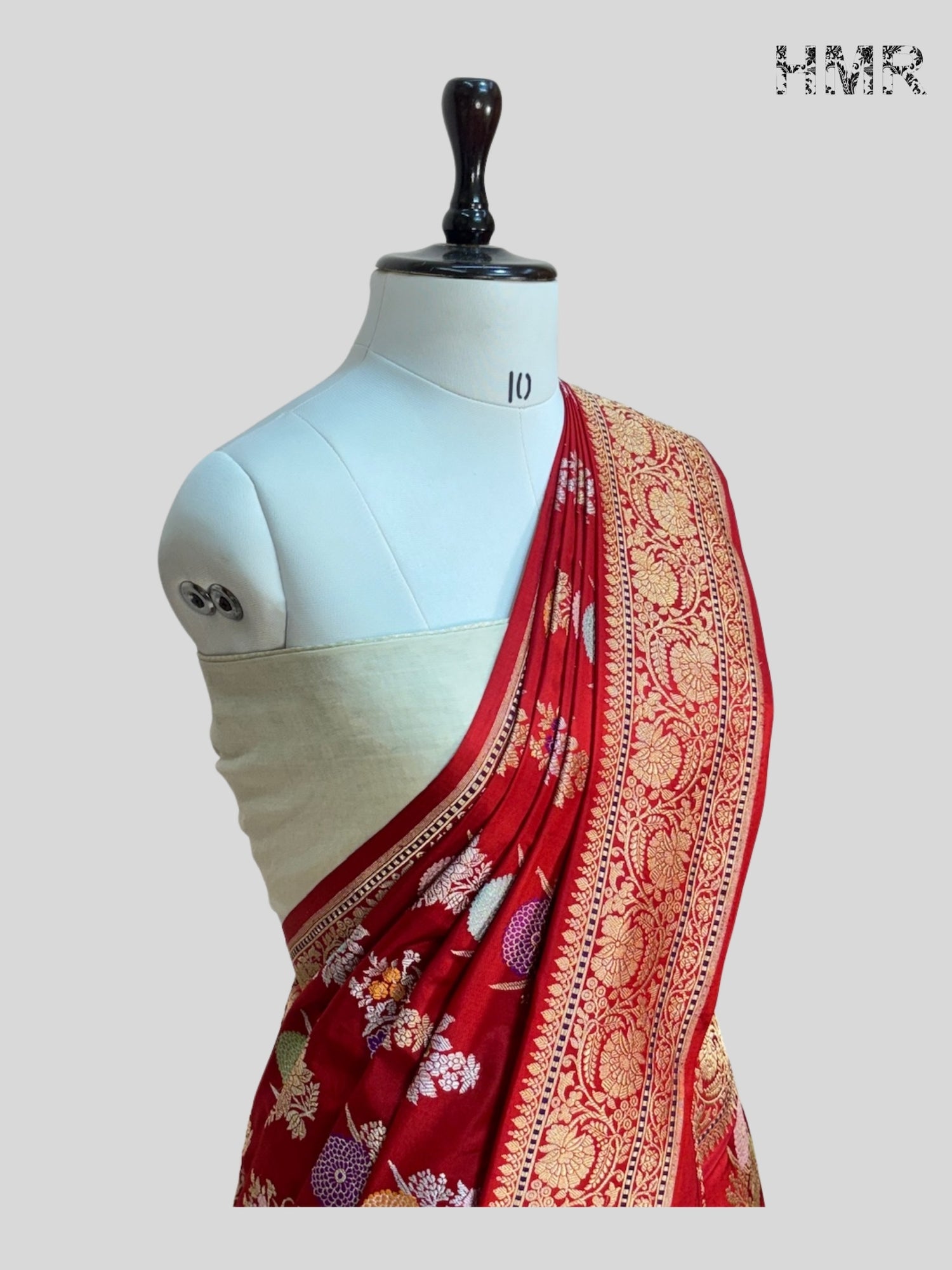Red Handwoven Banarasi Pure Silk Saree