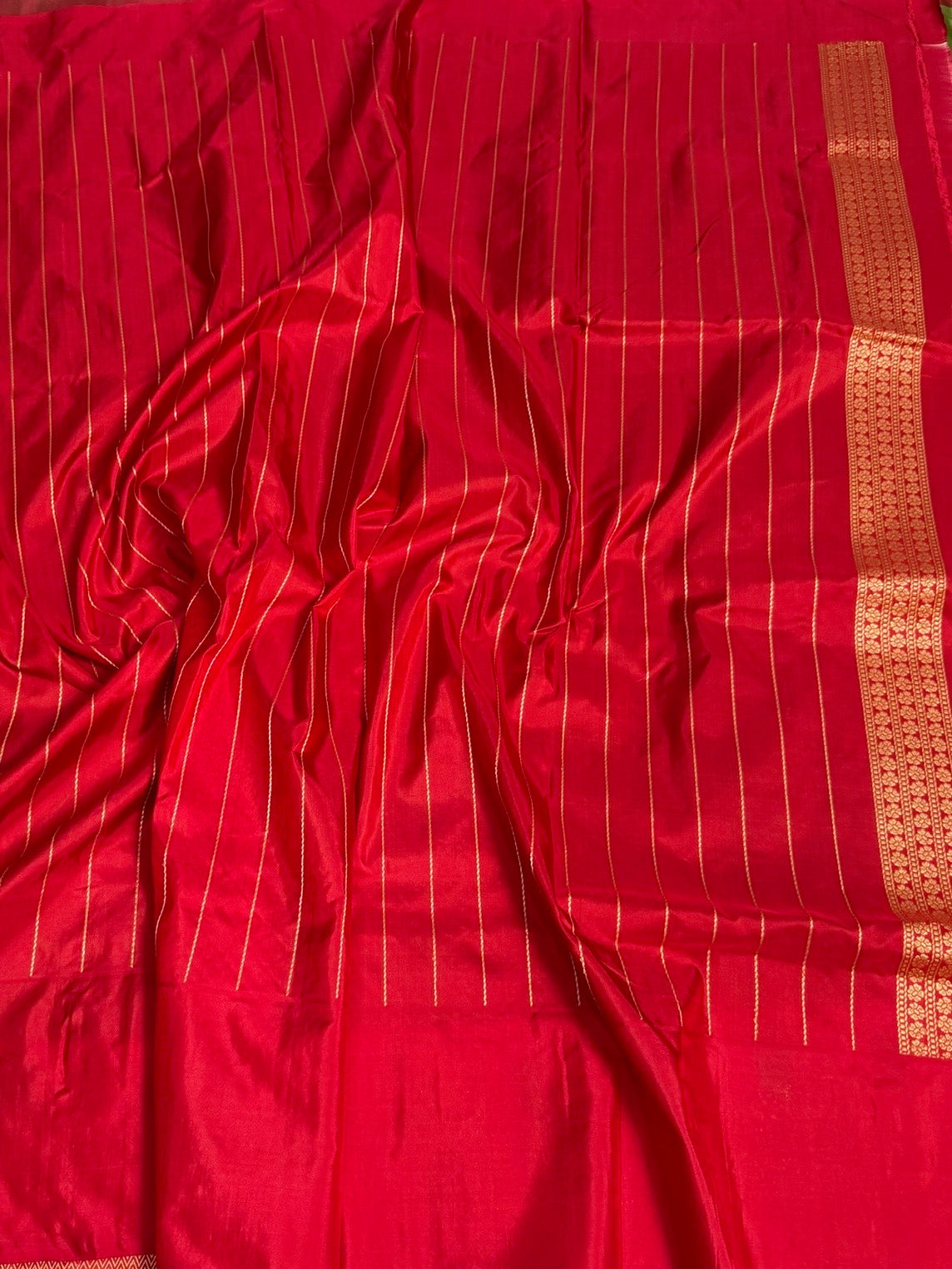 Green Handwoven Banarasi Pure Silk Saree