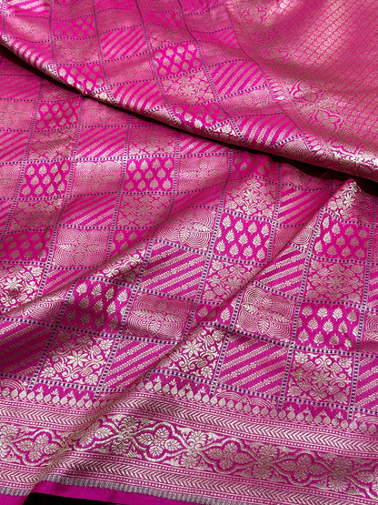 Banarasi Minakari Pure Silk Brocade Saree