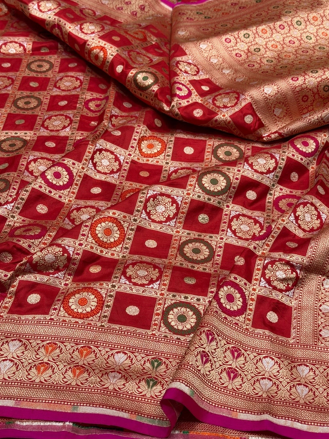 Banarasi Minakari Pure Katan Silk Saree