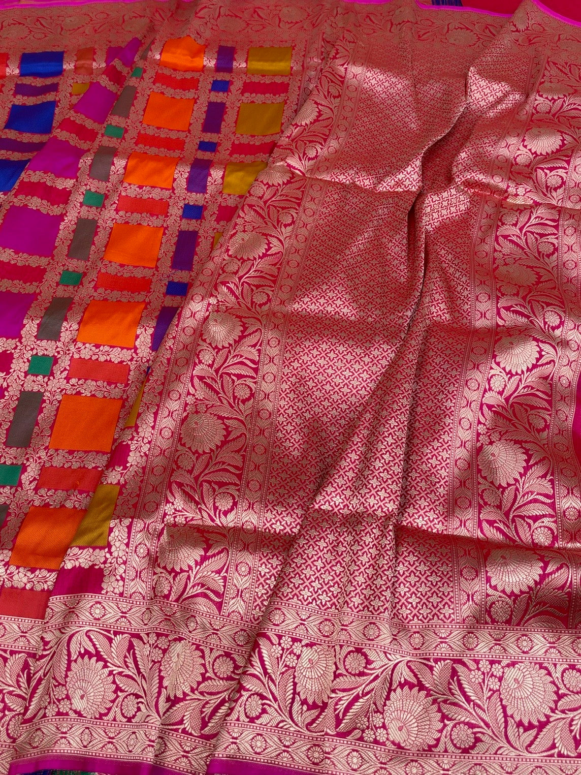 Banarasi Rangkaat Pure Katan Silk Saree