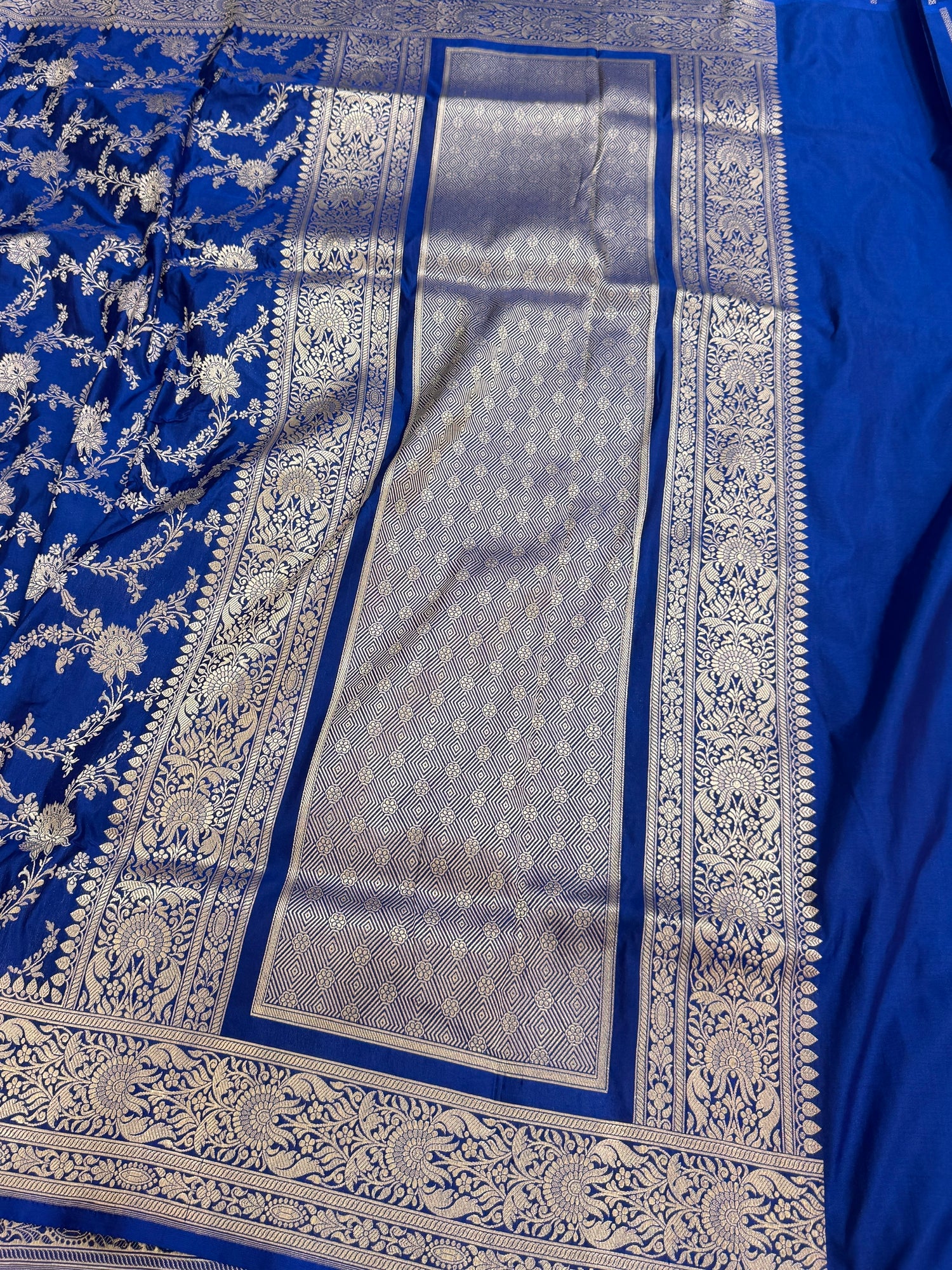Banarasi Pure Katan Silk Saree | Pure Silk | Cutwork Technique | Banarasi Katan Silk Saree