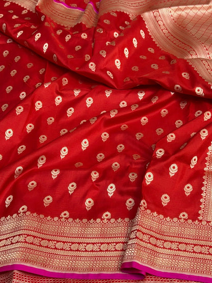 Banarasi Minakari Pure Katan Silk Saree | Pure Silk