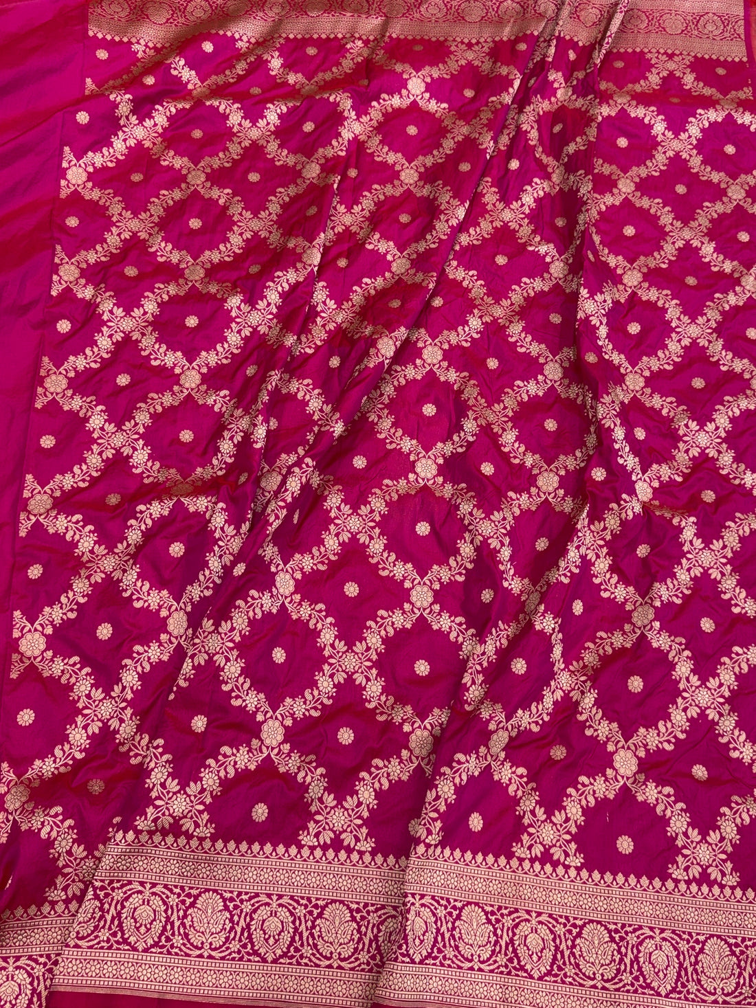 Banarasi Pure Katan Silk Saree | Pure Silk | Cutwork Technique | Banarasi Katan Silk Saree