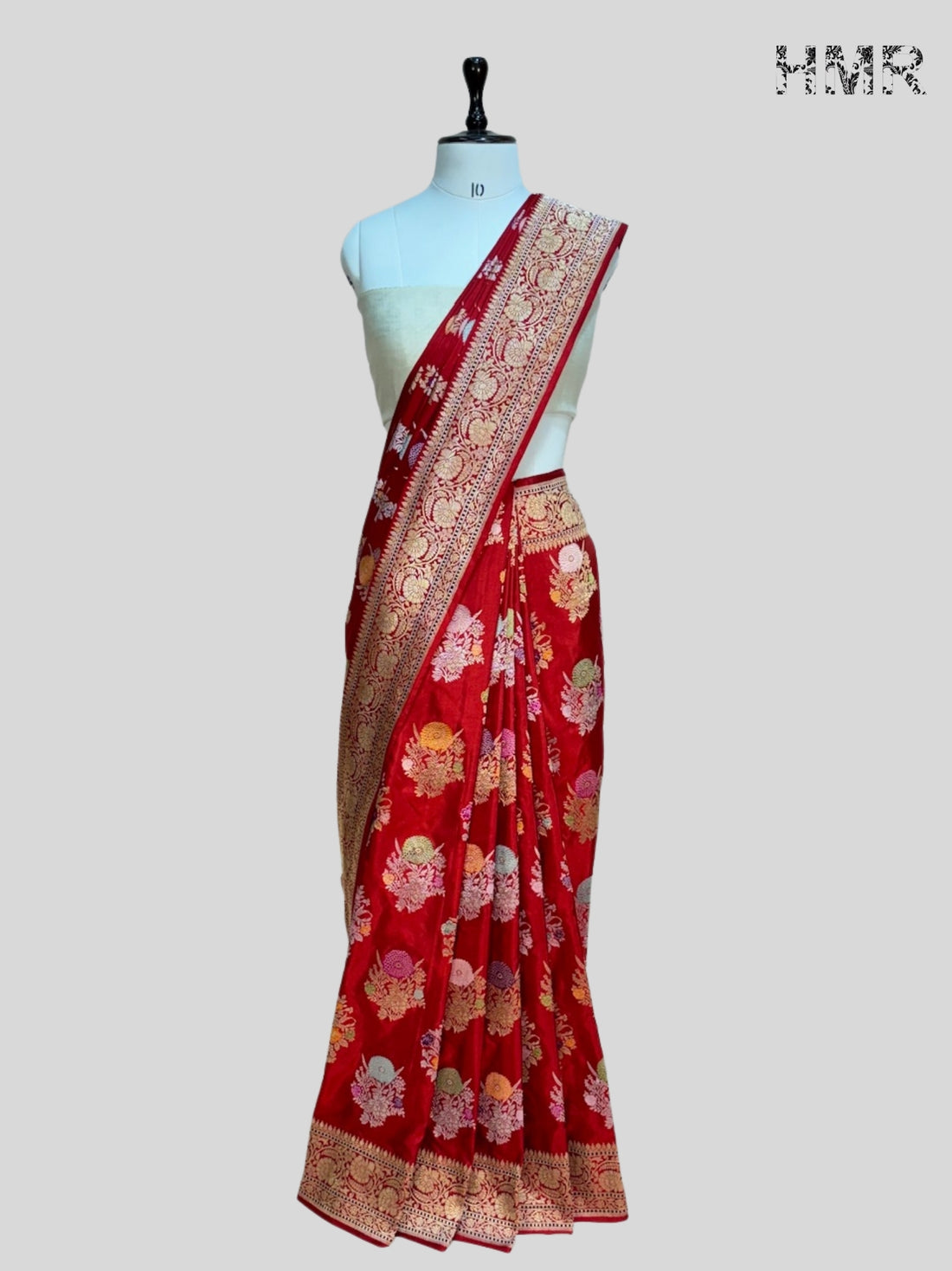 Red Handwoven Banarasi Pure Silk Saree