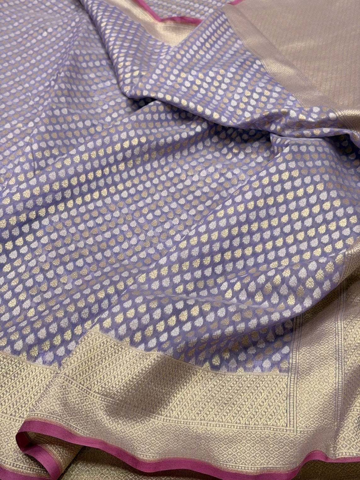 Banarasi Pure Kora Cotton Saree