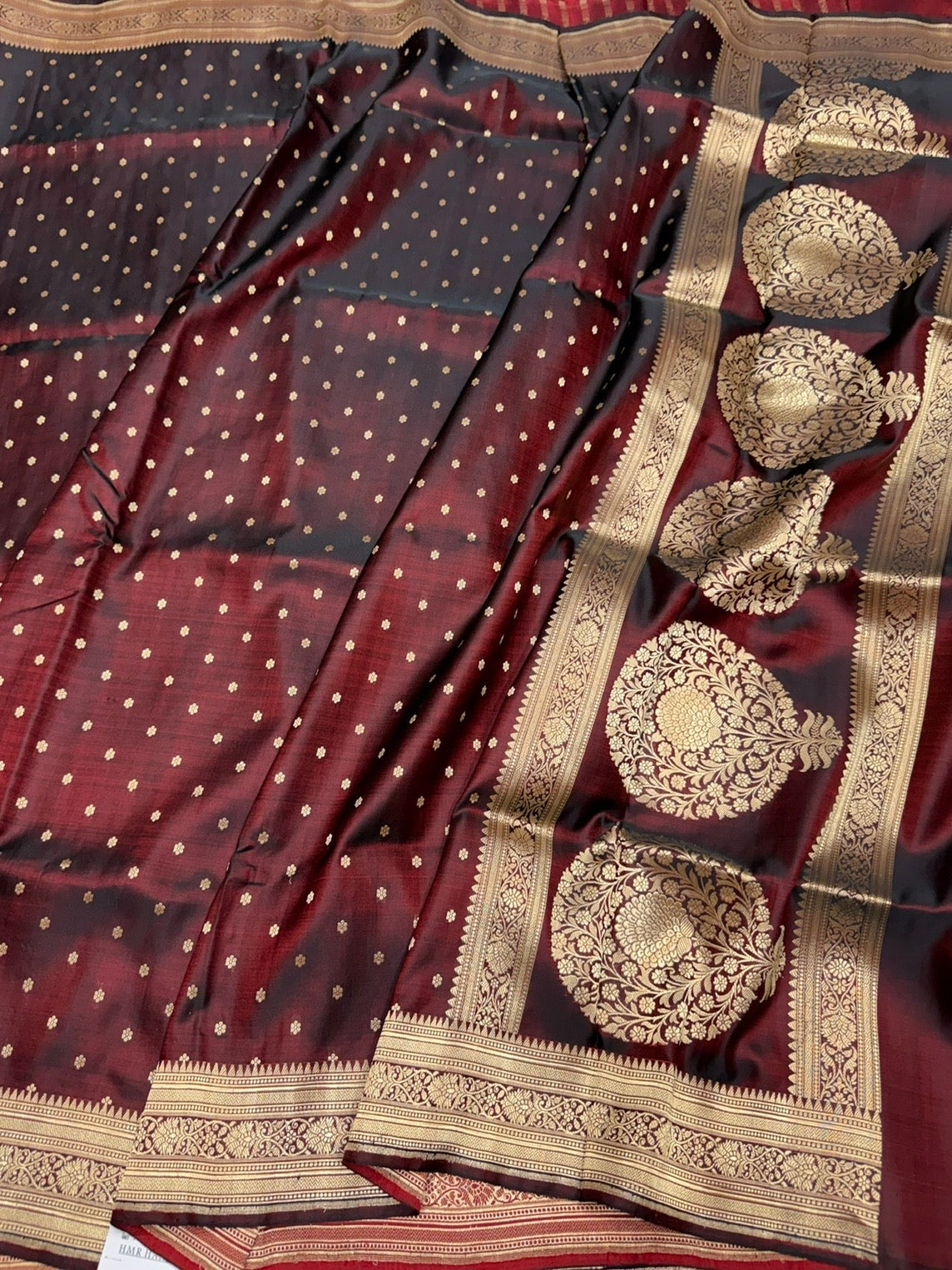 Banarasi Vintage Pure Satin Silk Saree