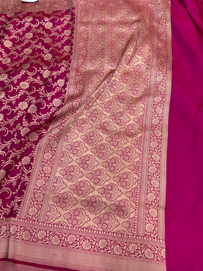 Banarasi Pure Katan Silk Saree | Pure Silk | Cutwork Technique | Banarasi Katan Silk Saree