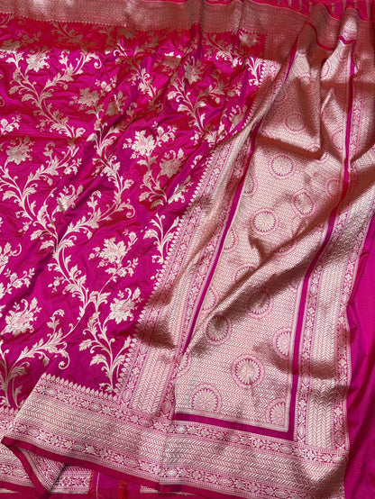 Banarasi Pure Katan Silk Saree | Pure Silk | Cutwork Technique | Banarasi Katan Silk Saree