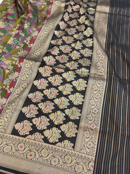 Banarasi Tilfi Minakari Pure Silk Saree