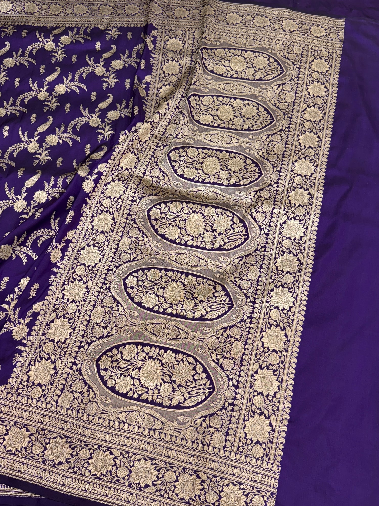 Banarasi Pure Katan Silk Saree | Pure Silk | Cutwork Technique | Banarasi Katan Silk Saree