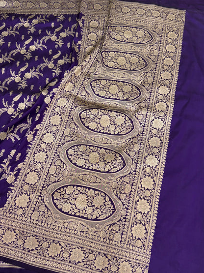 Banarasi Pure Katan Silk Saree | Pure Silk | Cutwork Technique | Banarasi Katan Silk Saree