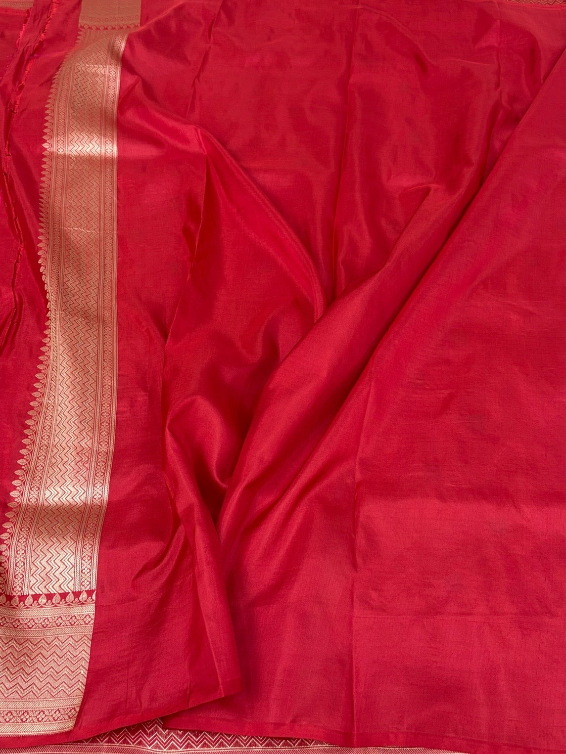 Red Minakari Banarasi Pure Katan Silk Brocade Saree