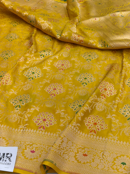 Banarasi Minakari Pure Katan Silk Saree