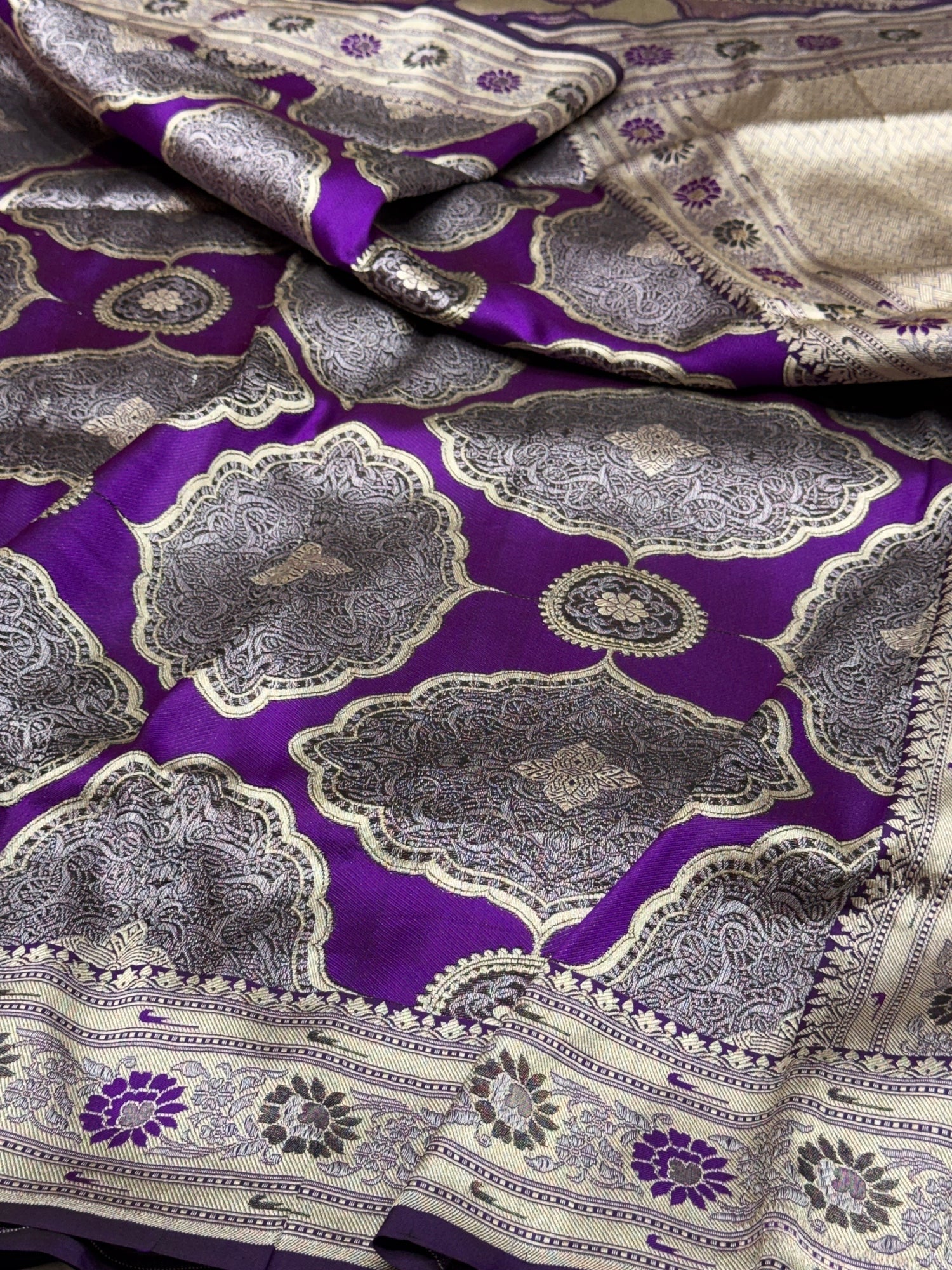 Banarasi Pure Multicolour Silk Saree