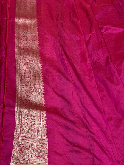 Banarasi Minakari Pure Silk Brocade Saree