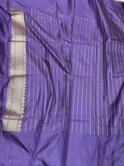 Gajiri Pink Handwoven Pure Banarasi Silk Saree