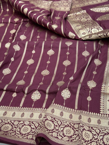 Banarasi Pure Katan Silk Saree | Pure Silk | Cutwork Technique | Banarasi Katan Silk Saree