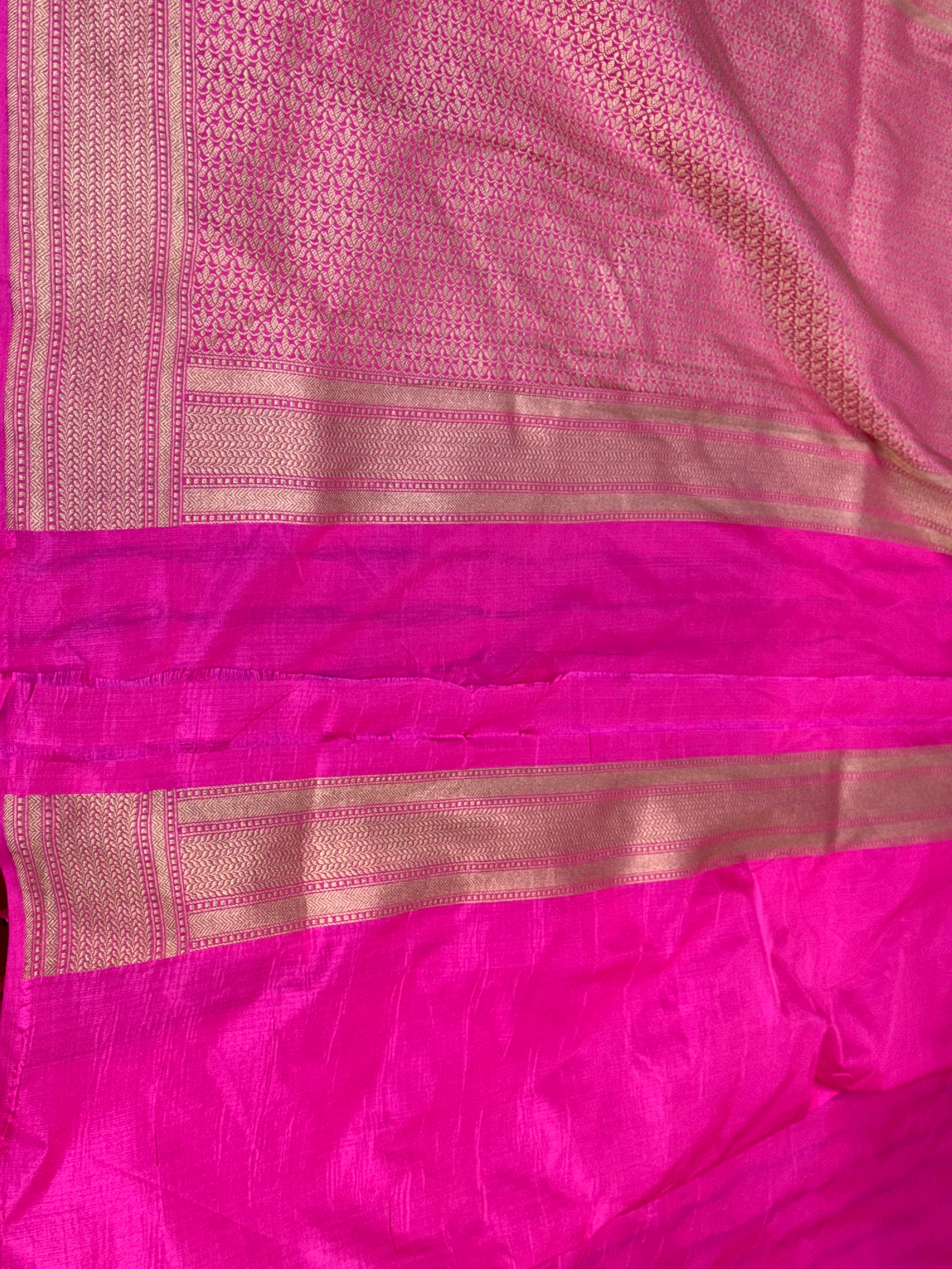 Banarasi Minakari Pure Katan Silk Brocade Saree – Rich Traditional Brocade Weave
