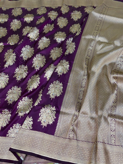 Banarasi Minakari Pure Katan Silk Saree