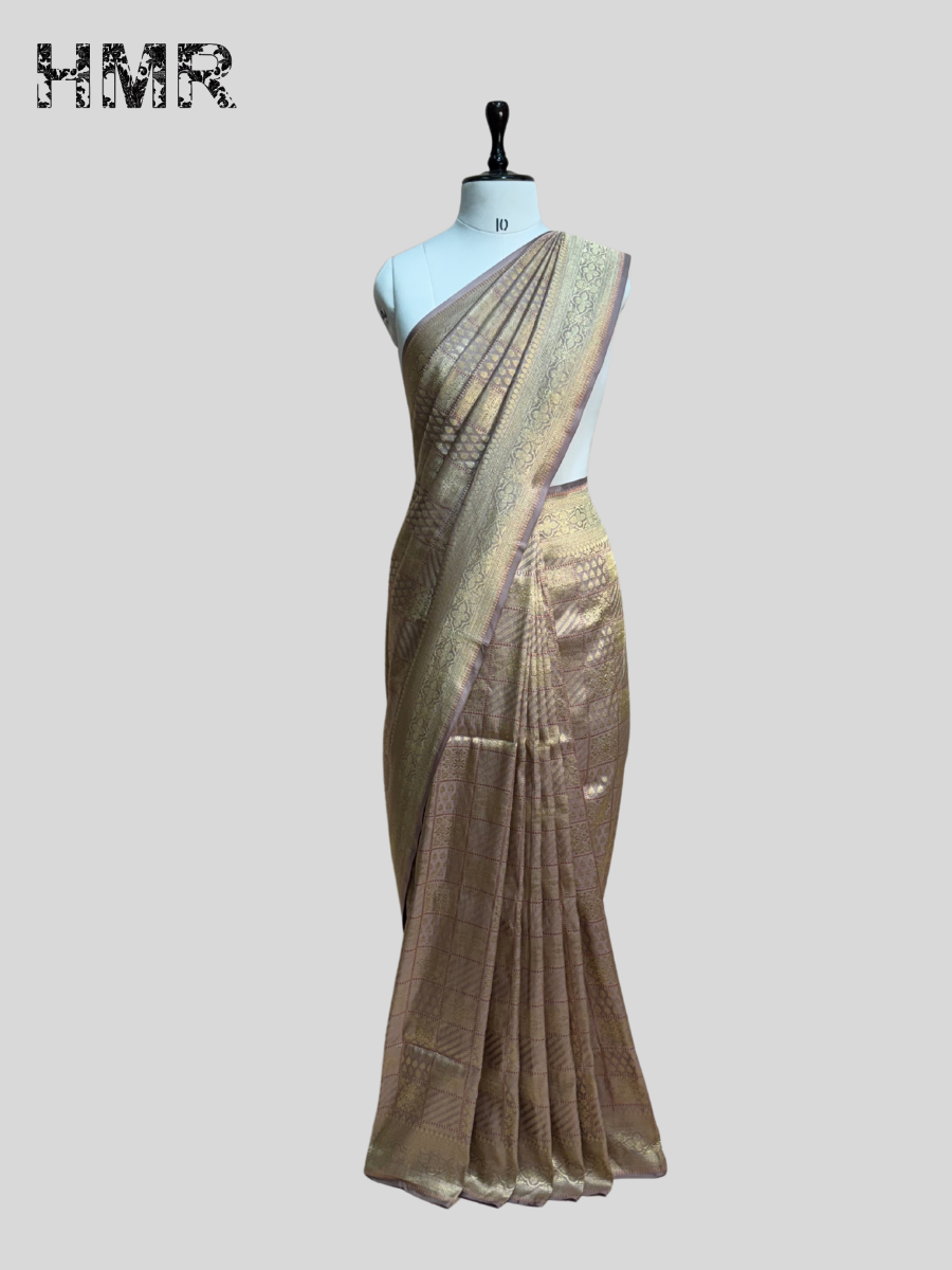 Banarasi Minakari Pure Silk Brocade Saree