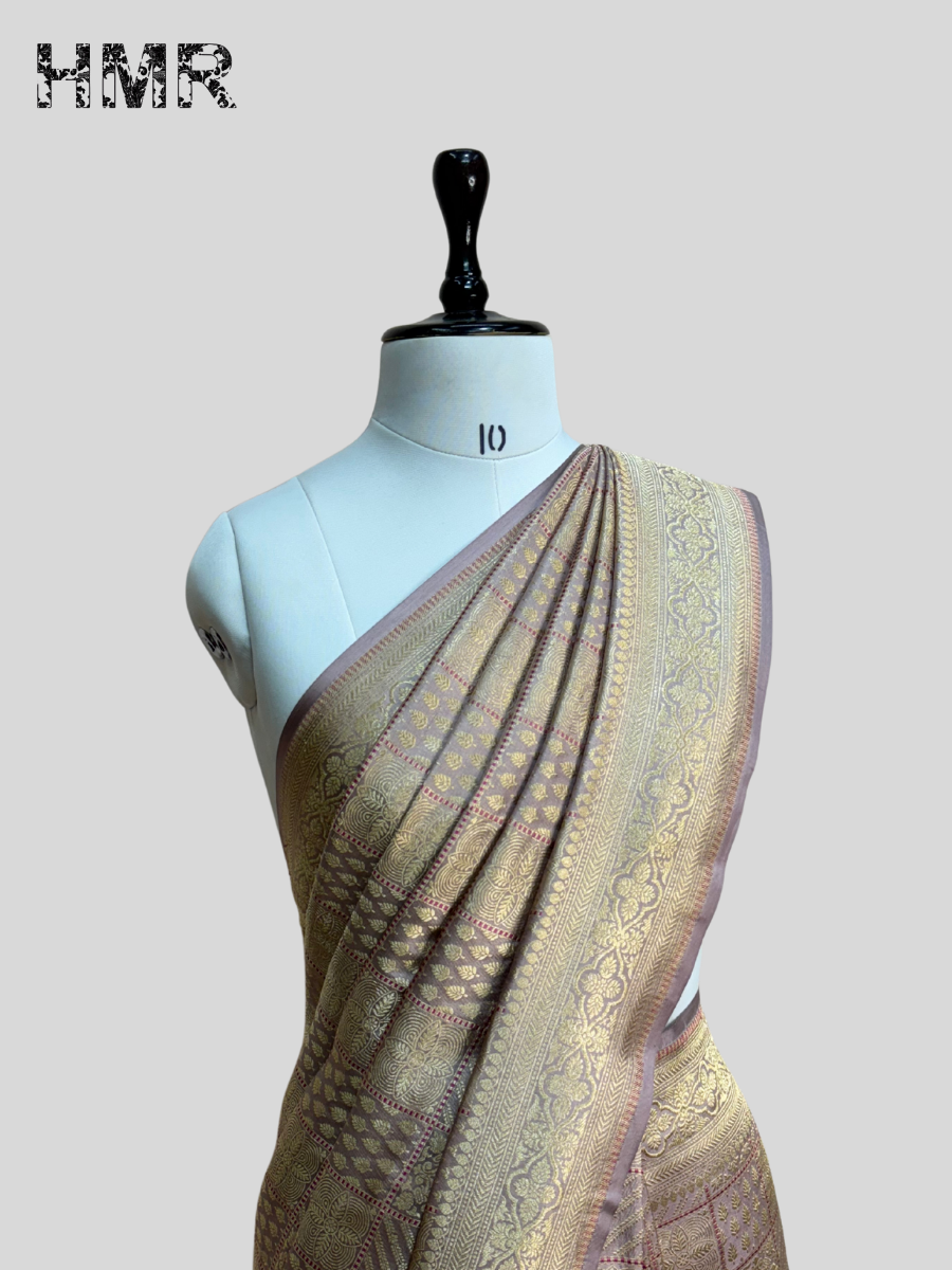 Banarasi Minakari Pure Silk Brocade Saree