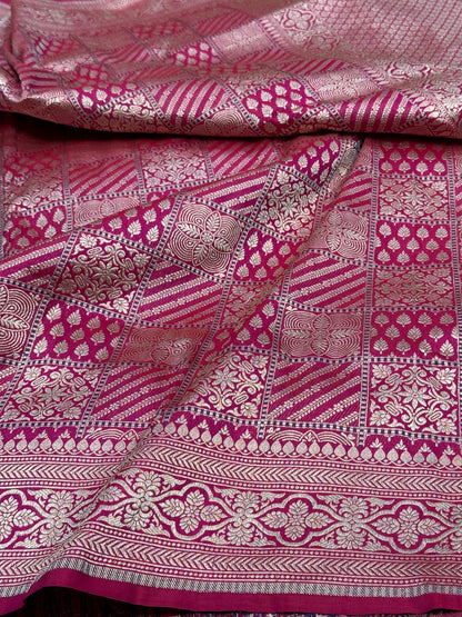 Banarasi Minakari Pure Silk Brocade Saree