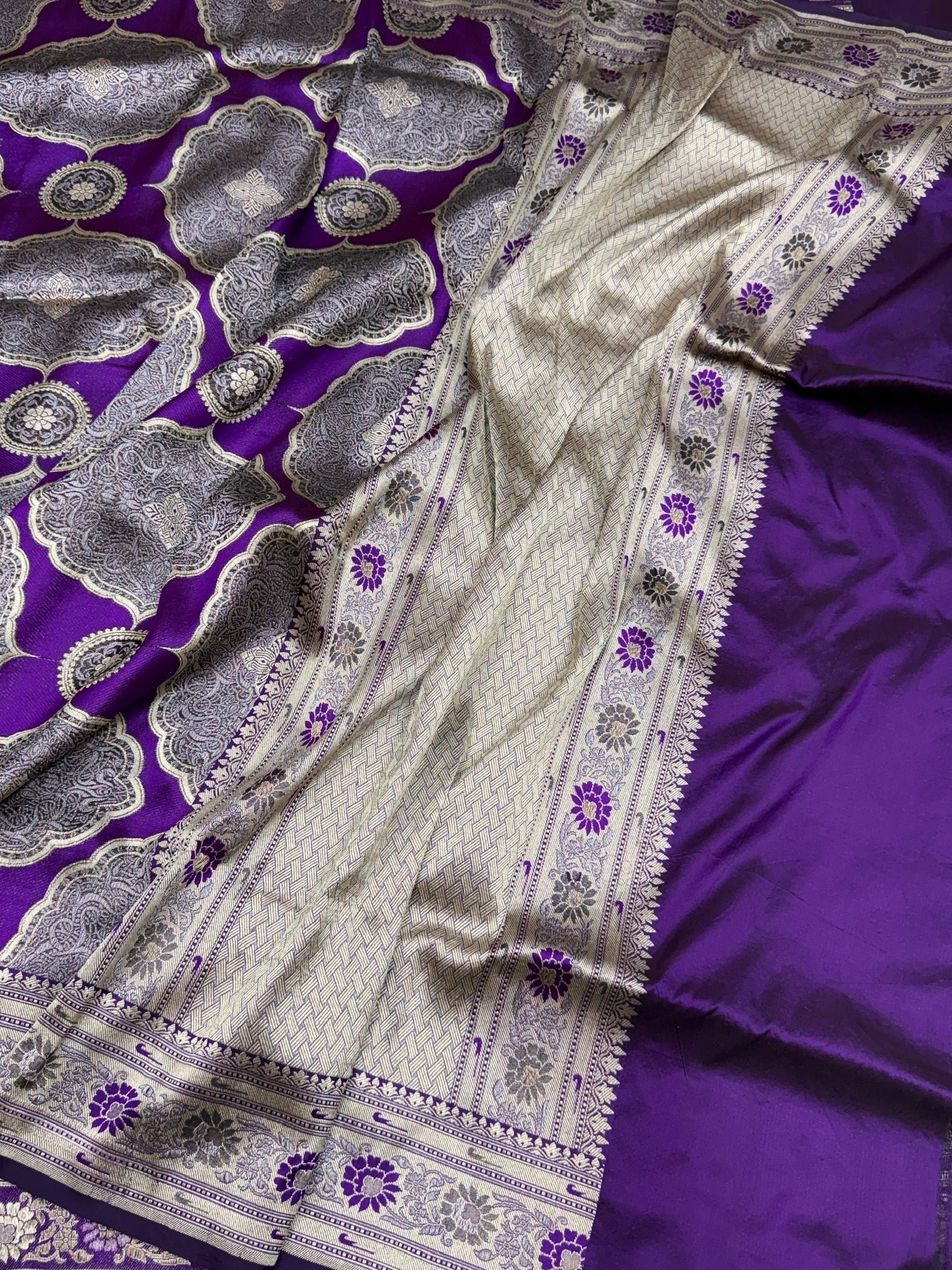 Banarasi Pure Multicolour Silk Saree