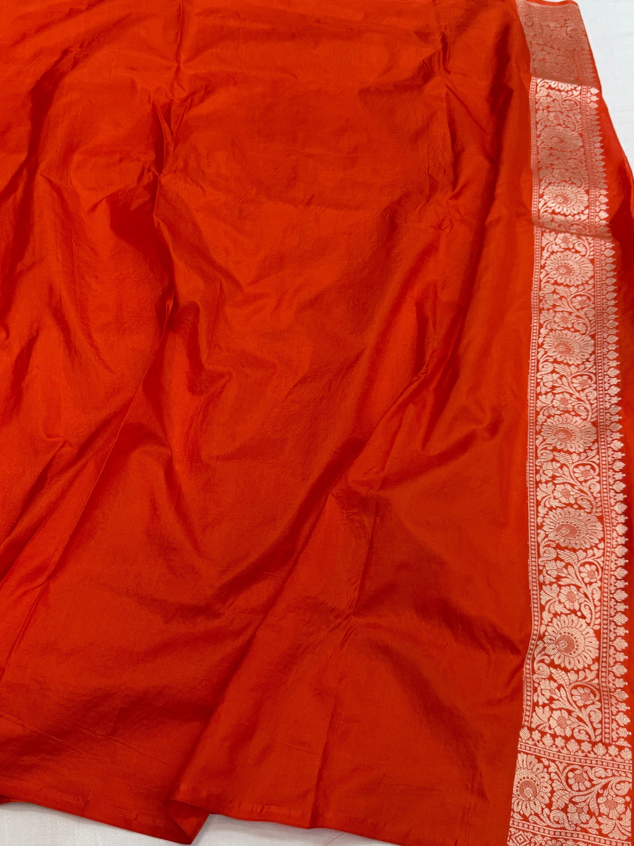 Banarasi Pure Katan Silk Saree | Pure Silk | Cutwork Technique | Banarasi Katan Silk Saree