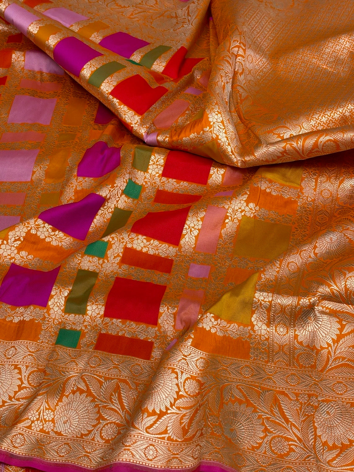 Banarasi Rangkaat Pure Katan Silk Saree