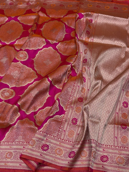 Banarasi Pure Multicolour Silk Saree