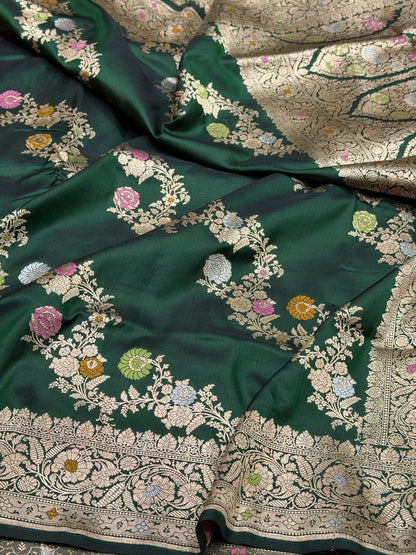 Banarasi Minakari Pure Katan Silk Saree