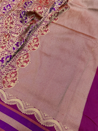 Banarasi Minakari Pure Silk Brocade Saree