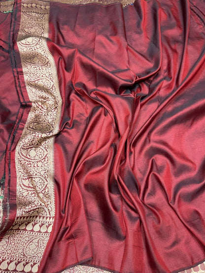 Multicolour Banarasi Pure Silk Saree – Cutwork Weave in 100% Pure Katan Silk